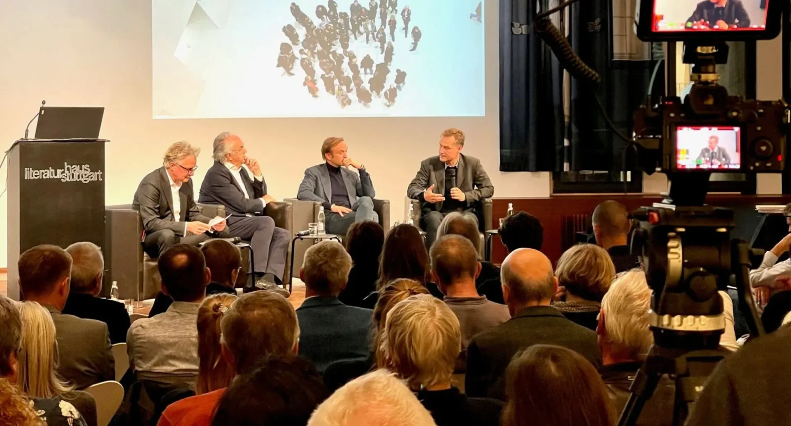 Podiumsdiskussion des aed im Literaturhaus Stuttgart (September 2022): Klima und Ressourcen – über das Bauen der Zukunft